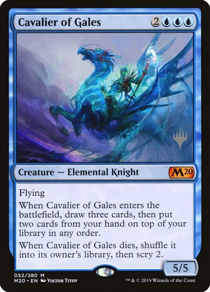 Image for Cavalier of Gales (52) (Core Set 2020) - Magic: The Gathering