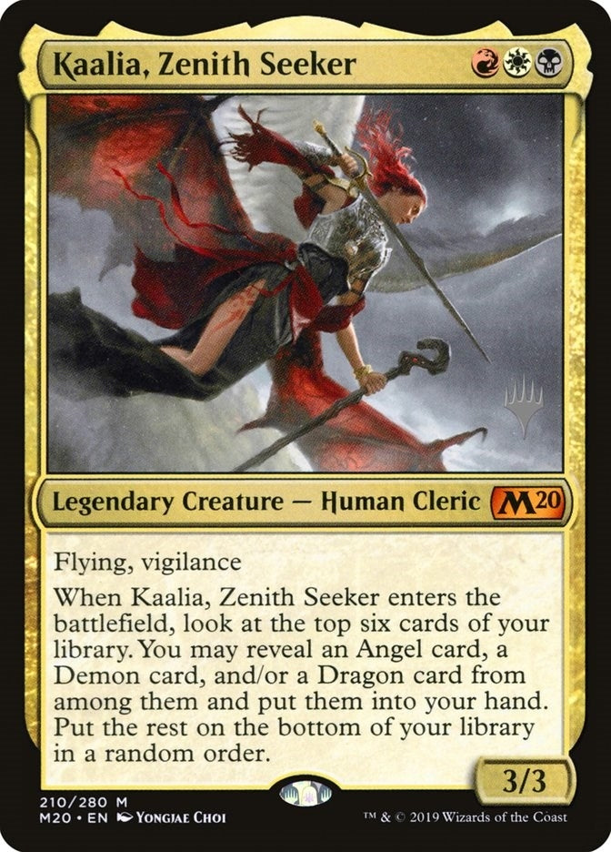 Image for Kaalia, Zenith Seeker (210) (Core Set 2020) - Magic: The Gathering