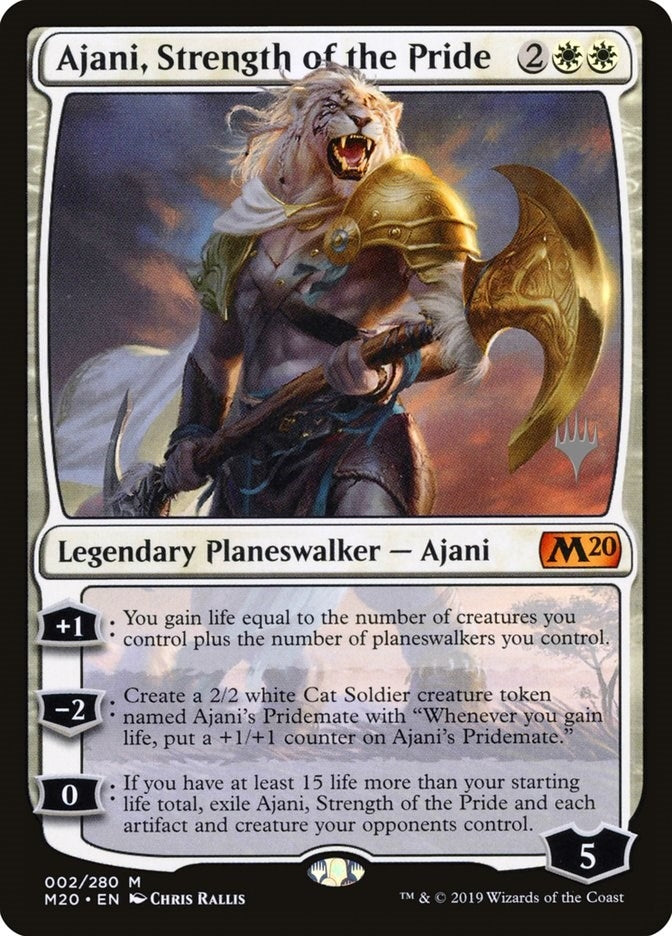 Image for Ajani, Strength of the Pride (2) (Core Set 2020) - Magic: The Gathering
