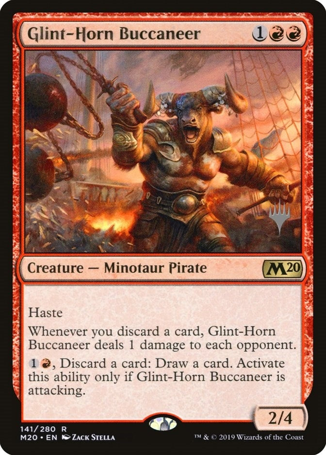 Image for Glint-Horn Buccaneer (141) (Core Set 2020) - Magic: The Gathering