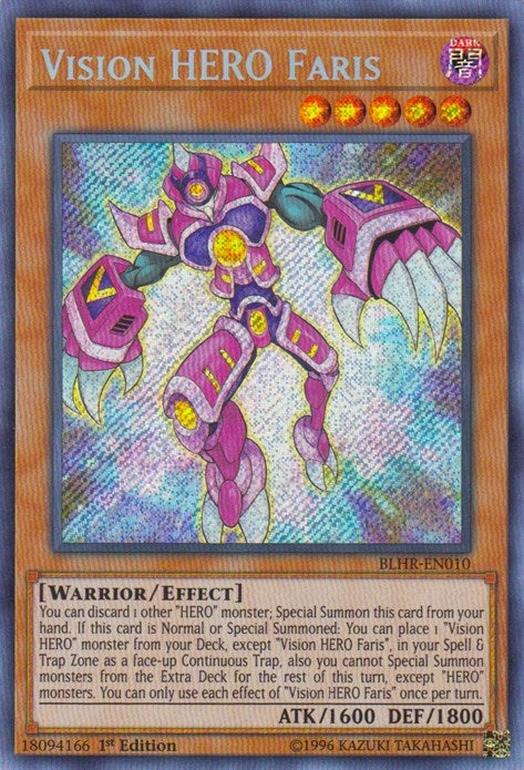 Image for Vision HERO Faris (BLHR-EN010) (BLHR) - YuGiOh