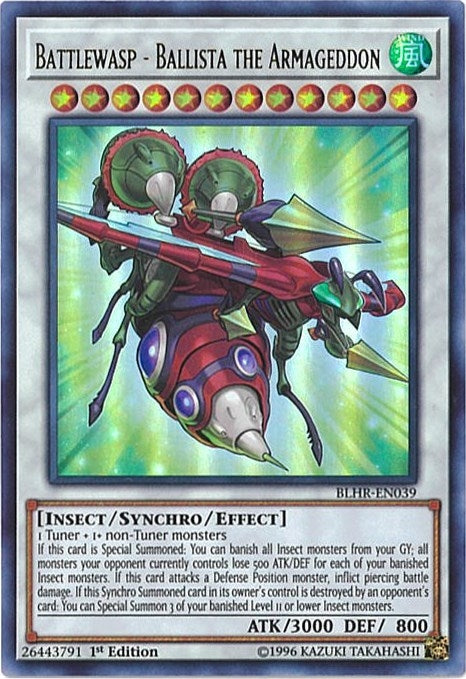 Image for Battlewasp - Ballista the Armageddon (BLHR-EN039) (BLHR) - YuGiOh