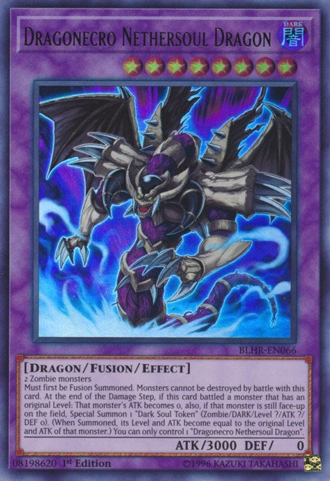 Image for Dragonecro Nethersoul Dragon (BLHR-EN066) (BLHR) - YuGiOh