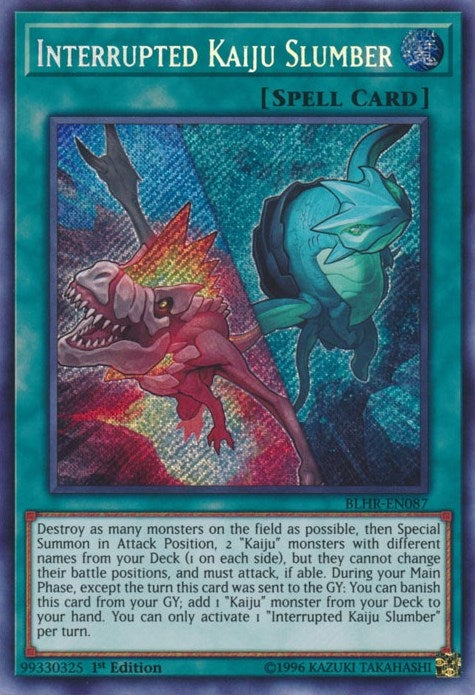 Image for Interrupted Kaiju Slumber (BLHR-EN087) (BLHR) - YuGiOh