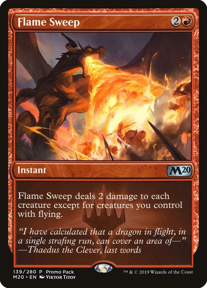 Image for Flame Sweep (139) (Core Set 2020) - Magic: The Gathering