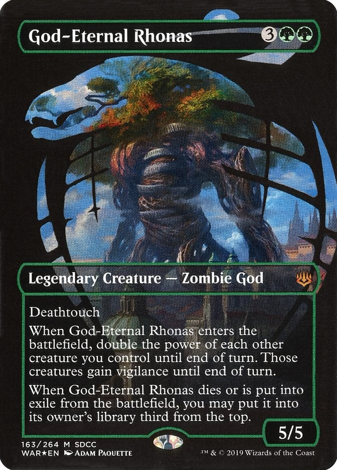 Image for God-Eternal Rhonas (SDCC 2019 Exclusive) (163) (Media Promos) - Magic: The Gathering