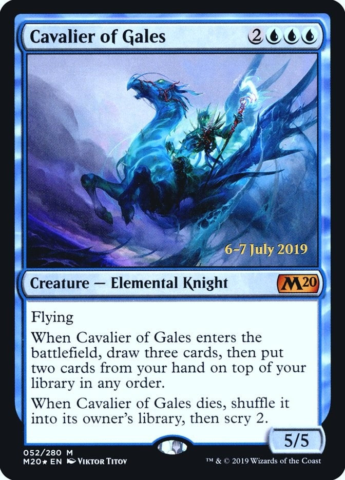 Image for Cavalier of Gales (52) (Prerelease Cards) - Magic: The Gathering