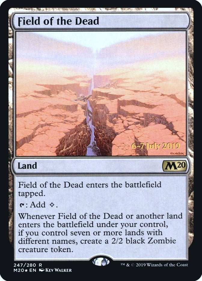 Image for Field of the Dead (247) (Prerelease Cards) - Magic: The Gathering