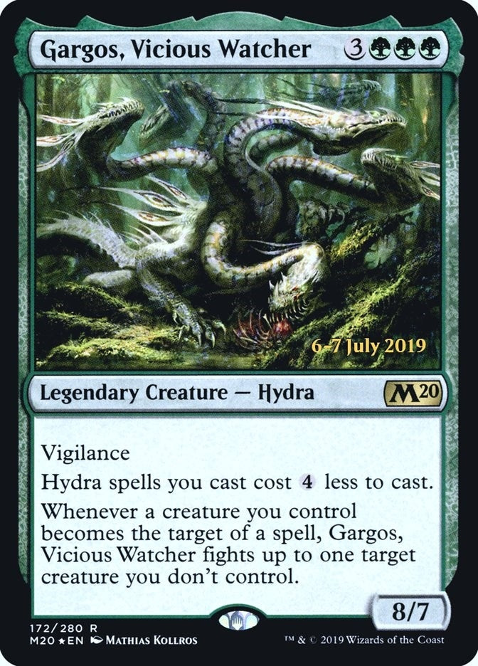 Image for Gargos, Vicious Watcher (172) (Prerelease Cards) - Magic: The Gathering