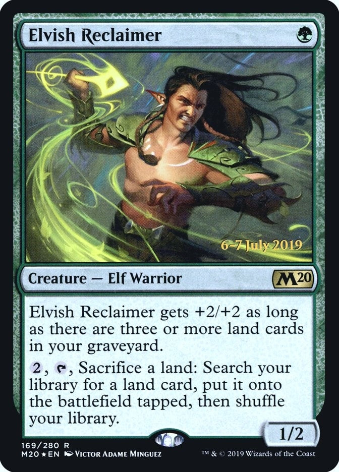 Image for Elvish Reclaimer (169) (Prerelease Cards) - Magic: The Gathering