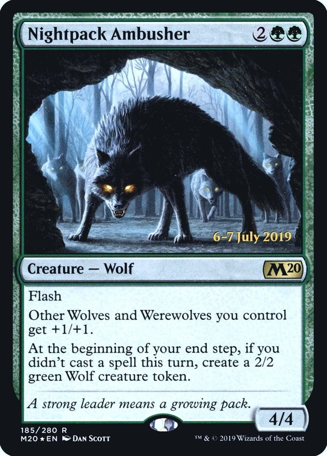 Image for Nightpack Ambusher (185) (Prerelease Cards) - Magic: The Gathering