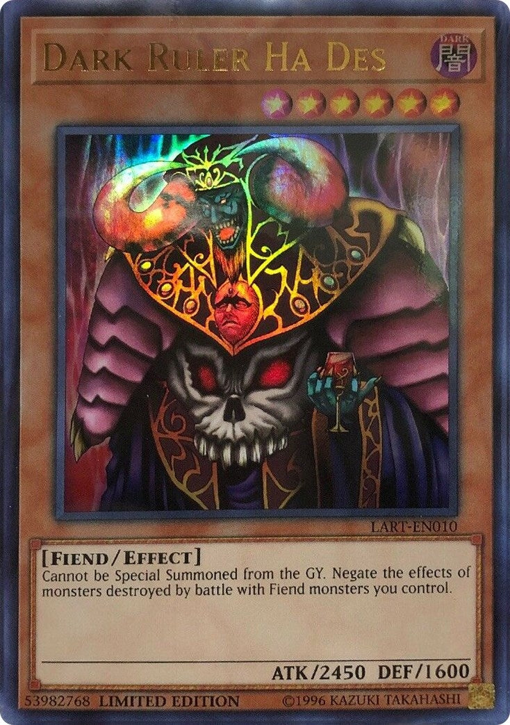 Image for Dark Ruler Ha Des (LART-EN010) (LART) - YuGiOh