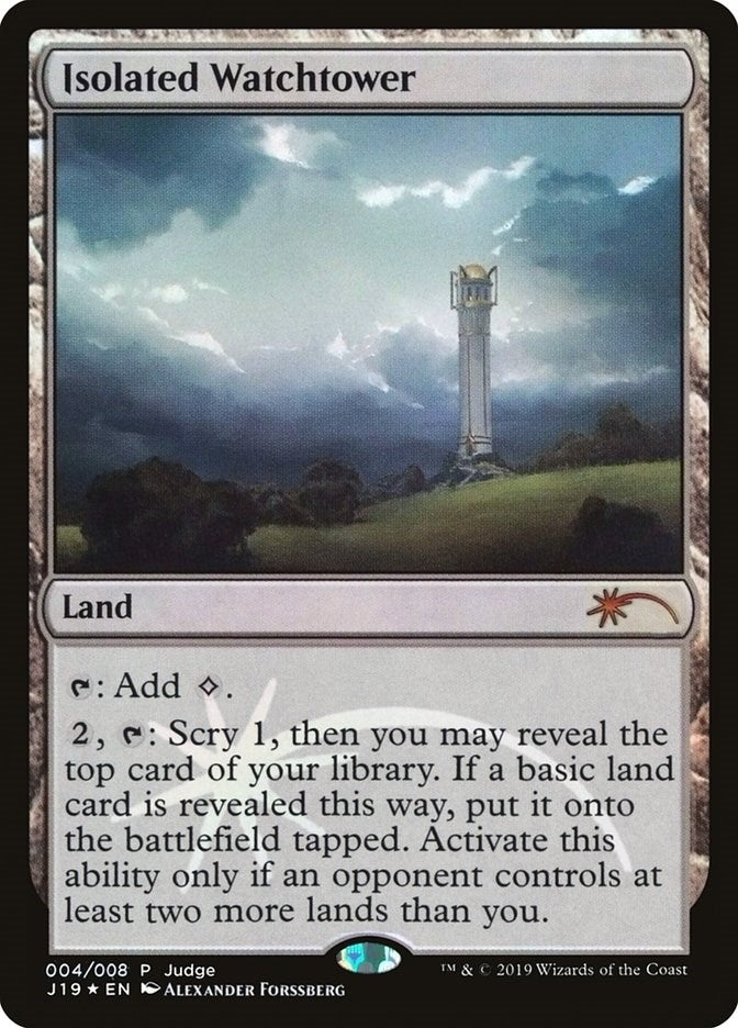 Image for Isolated Watchtower (4) (Judge Promos) - Magic: The Gathering