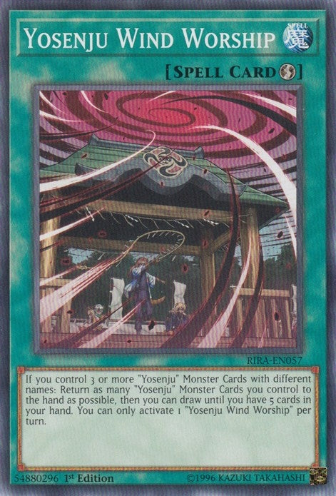 Image for Yosenju Wind Worship (RIRA-EN057) (RIRA) - YuGiOh