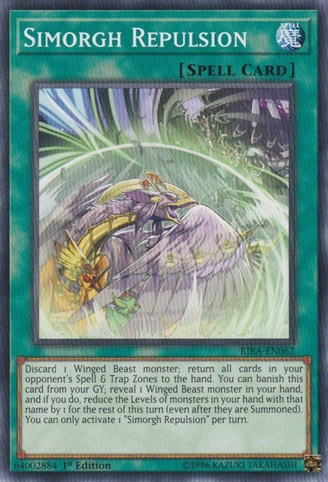Image for Simorgh Repulsion (RIRA-EN062) (RIRA) - YuGiOh