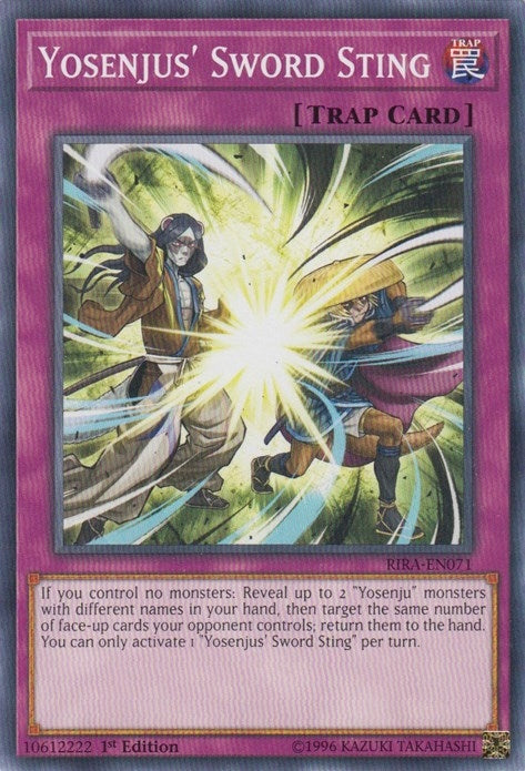 Image for Yosenjus' Sword Sting (RIRA-EN071) (RIRA) - YuGiOh