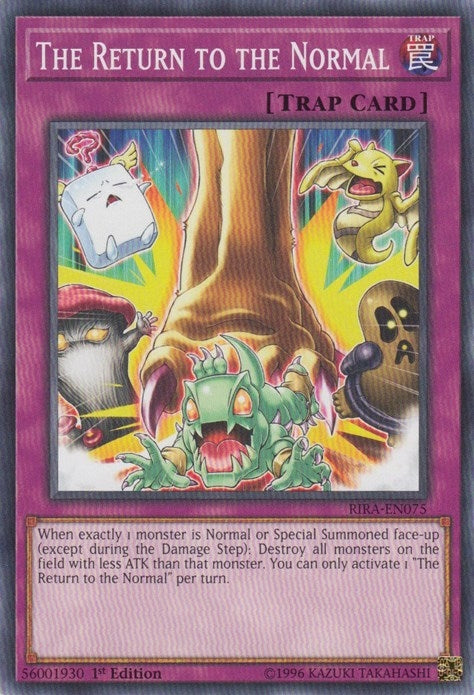 Image for The Return to the Normal (RIRA-EN075) (RIRA) - YuGiOh
