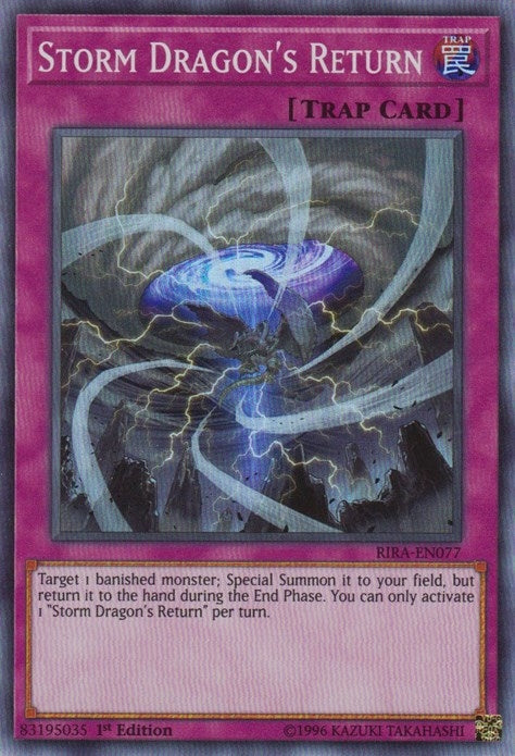 Image for Storm Dragon's Return (RIRA-EN077) (RIRA) - YuGiOh