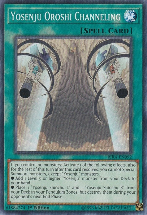 Image for Yosenju Oroshi Channeling (RIRA-EN092) (RIRA) - YuGiOh