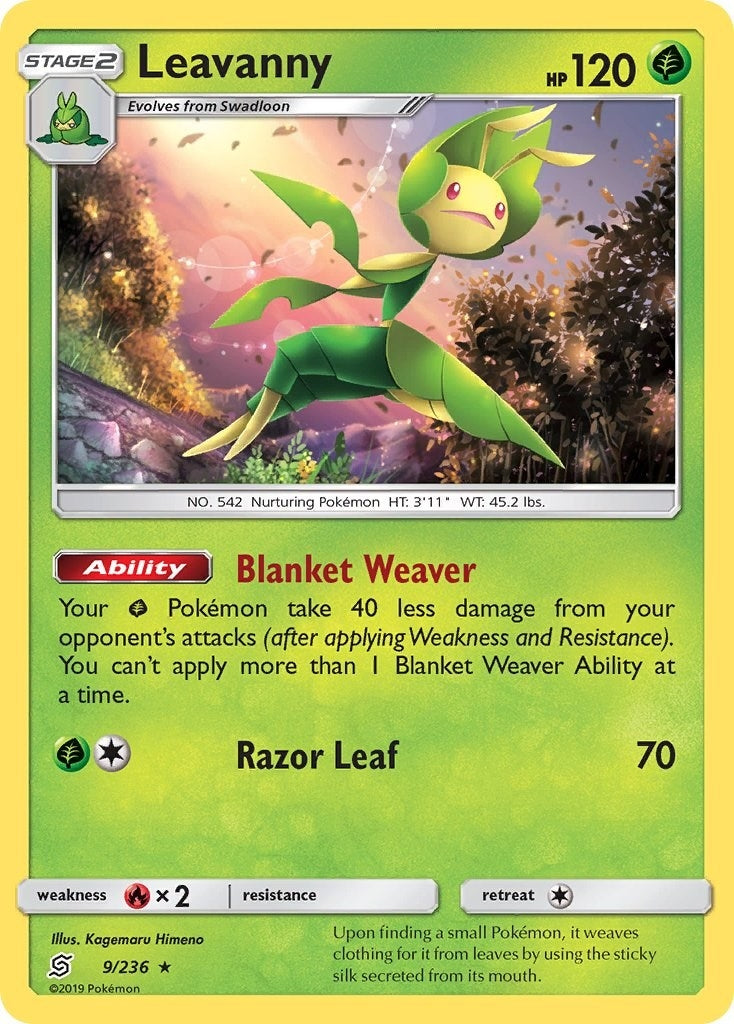 Image for Leavanny (9/236) (SM11) - Pokemon