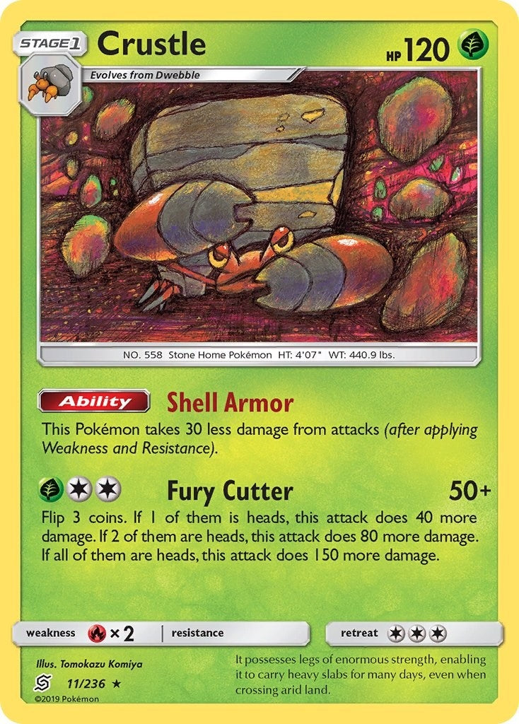 Image for Crustle (11/236) (SM11) - Pokemon
