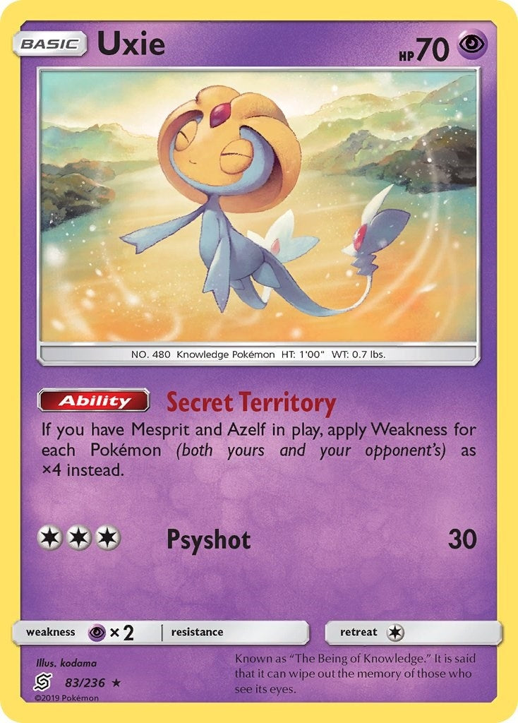 Image for Uxie (83/236) (SM11) - Pokemon
