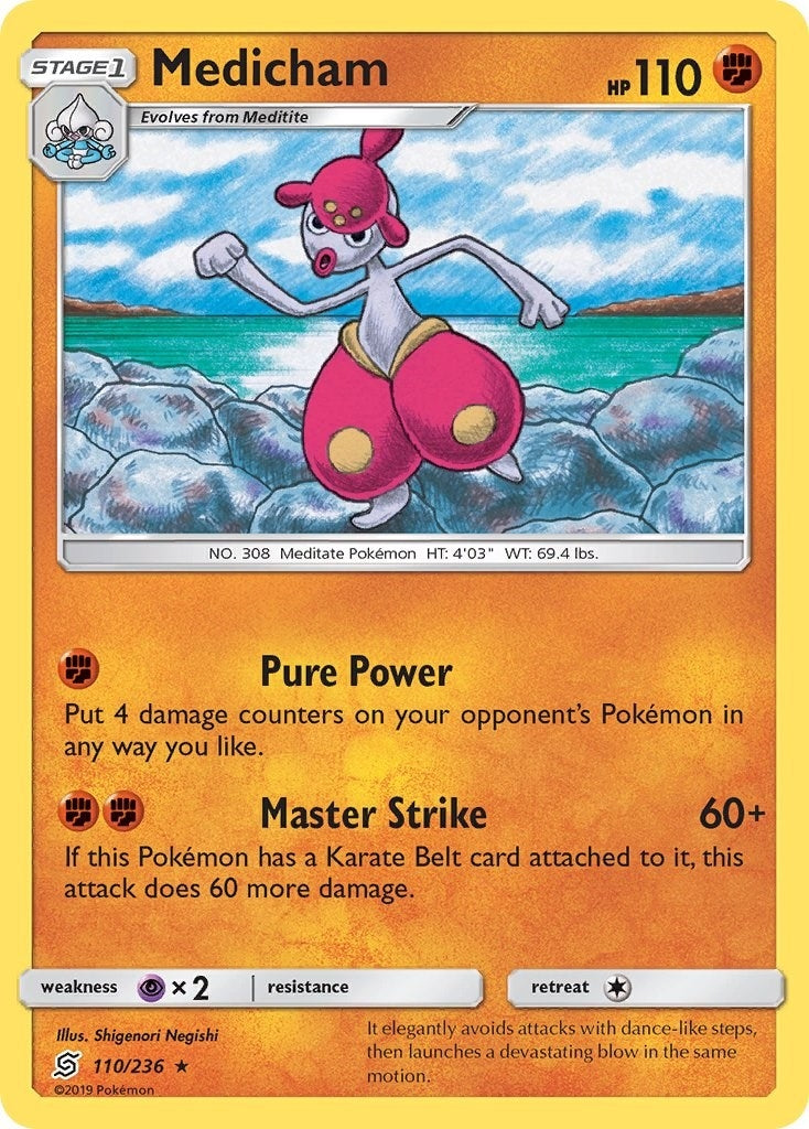 Image for Medicham (110/236) (SM11) - Pokemon
