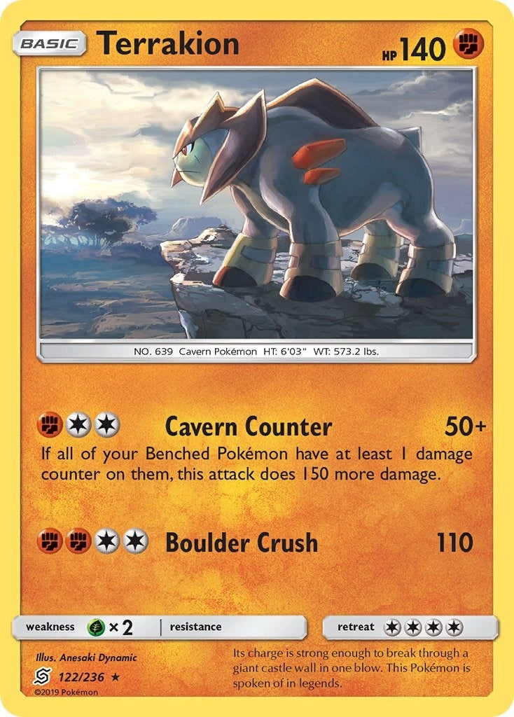 Image for Terrakion (122/236) (SM11) - Pokemon