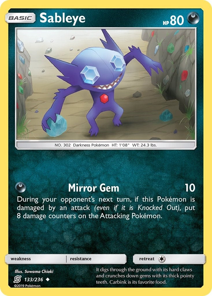 Image for Sableye (133/236) (SM11) - Pokemon