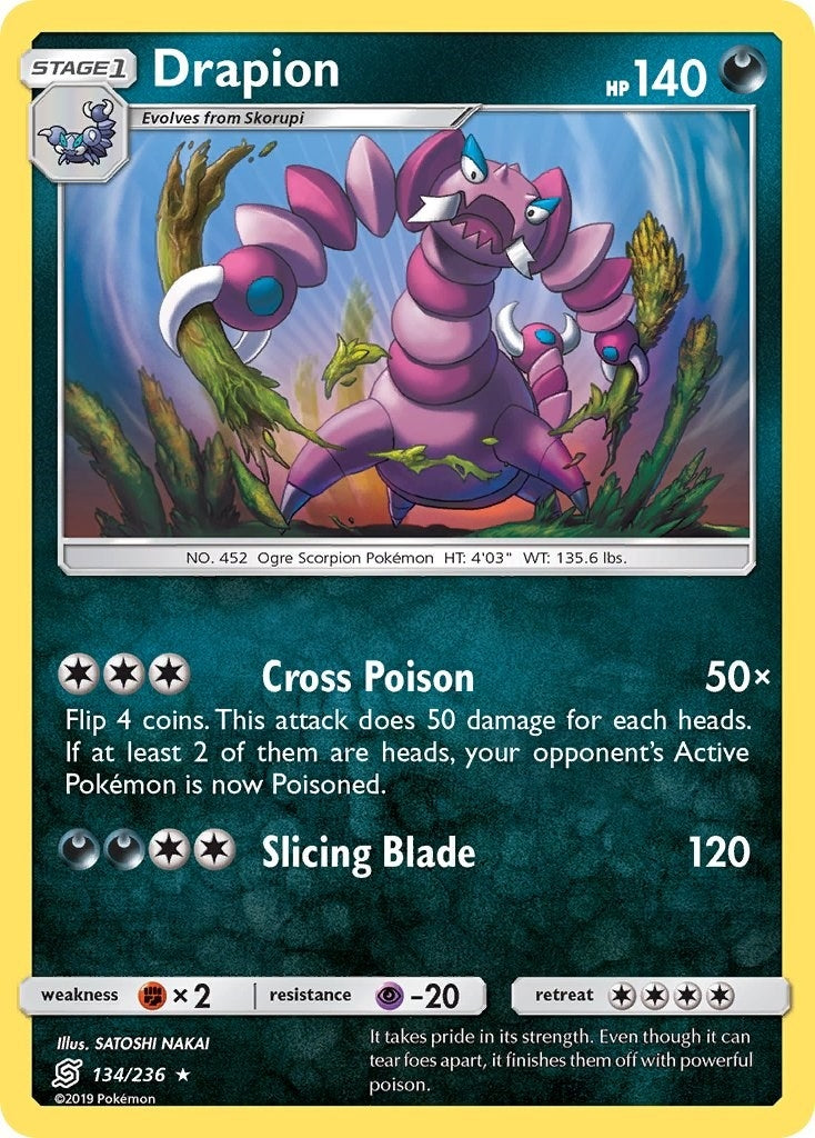 Image for Drapion (134/236) (SM11) - Pokemon