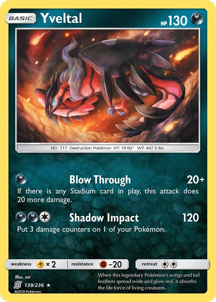 Image for Yveltal (139/236) (SM11) - Pokemon