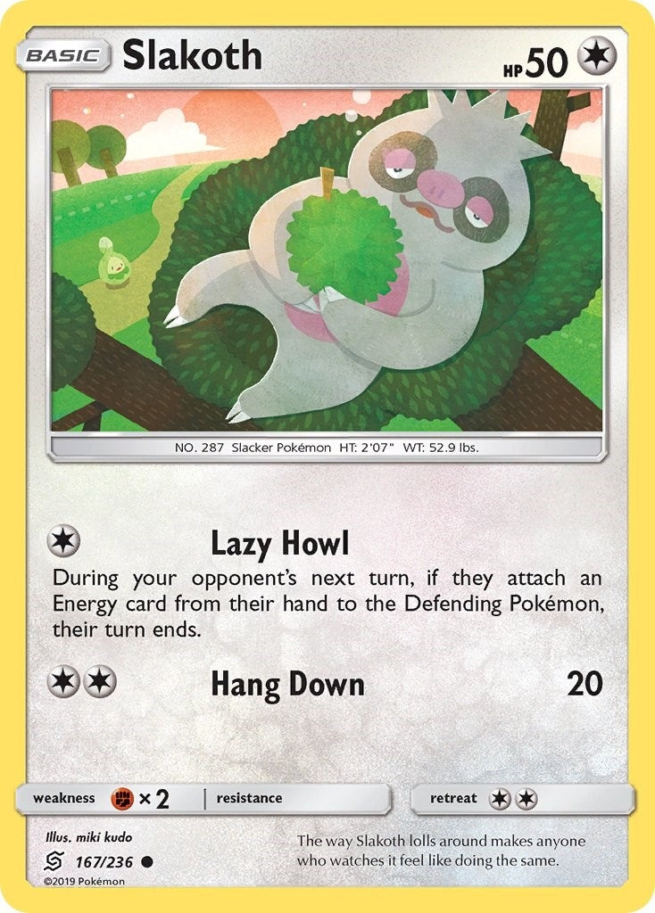 Image for Slakoth (167) (167/236) (SM11) - Pokemon