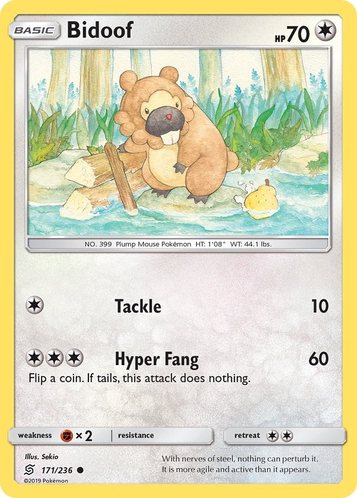 Image for Bidoof (171/236) (SM11) - Pokemon