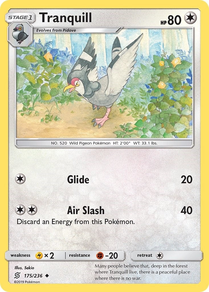 Image for Tranquill (175/236) (SM11) - Pokemon
