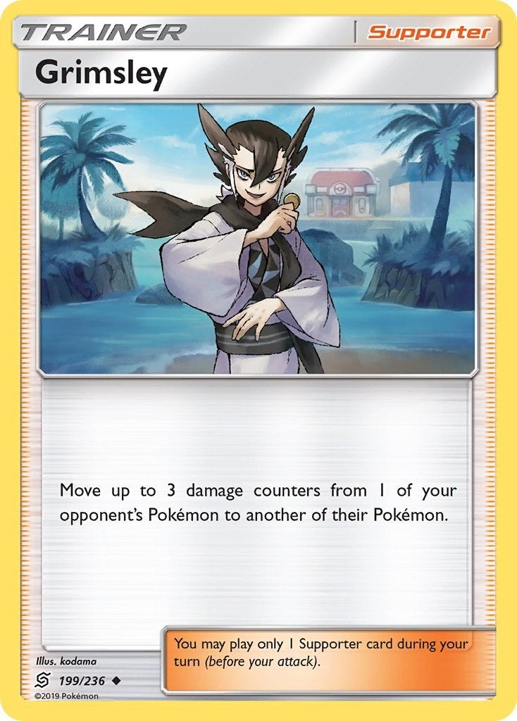 Image for Grimsley (199/236) (SM11) - Pokemon