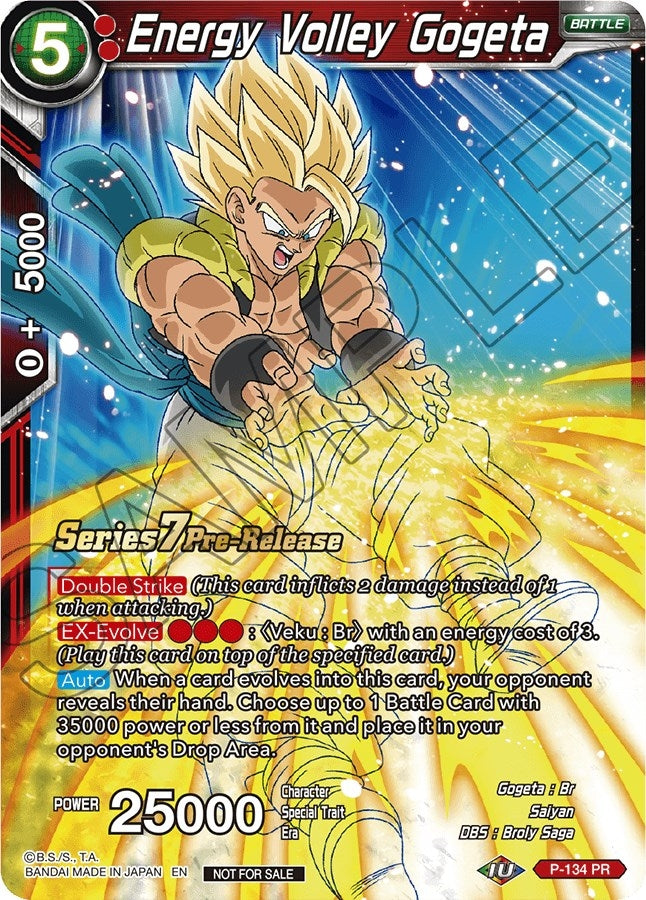 Image for Energy Volley Gogeta (Alt Art) (P-134) (Promotion Cards) - Dragon Ball Super: Masters
