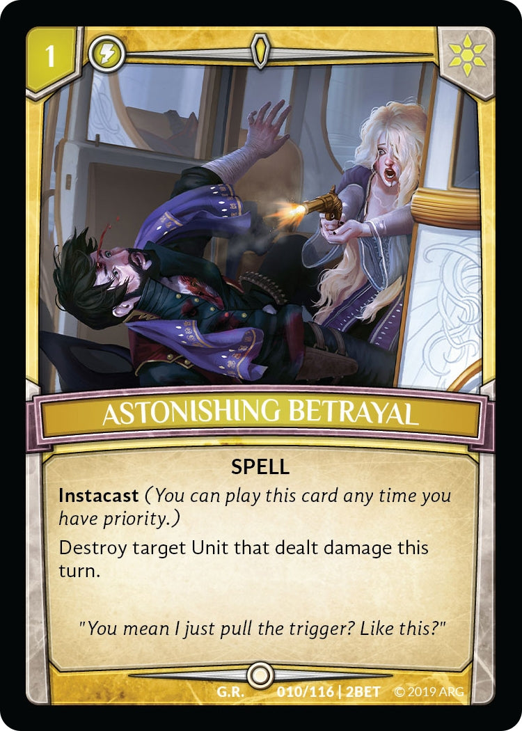 Image for Astonishing Betrayal (10/116 | 2BET) (Betrayal) - Argent Saga TCG