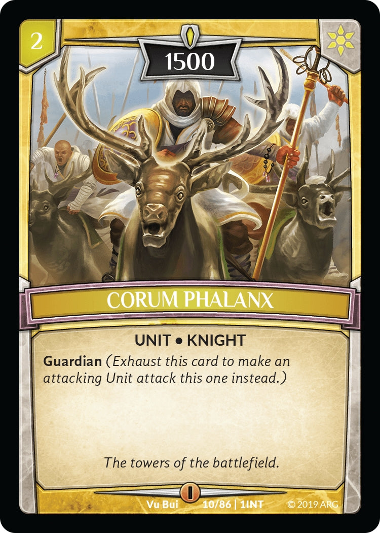 Image for Corum Phalanx (10/86 | 1INT) (Intro Decks - 2019) - Argent Saga TCG