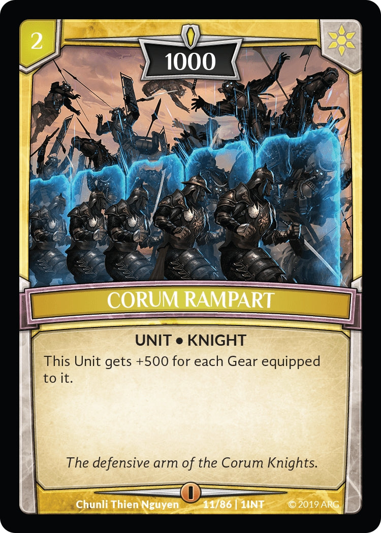 Image for Corum Rampart (11/86 | 1INT) (Intro Decks - 2019) - Argent Saga TCG