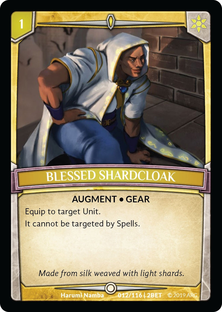 Image for Blessed Shardcloak (12/116 | 2BET) (Betrayal) - Argent Saga TCG