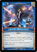 Image for Cryptic Deflection (13/86 | 1INT) (Intro Decks - 2019) - Argent Saga TCG