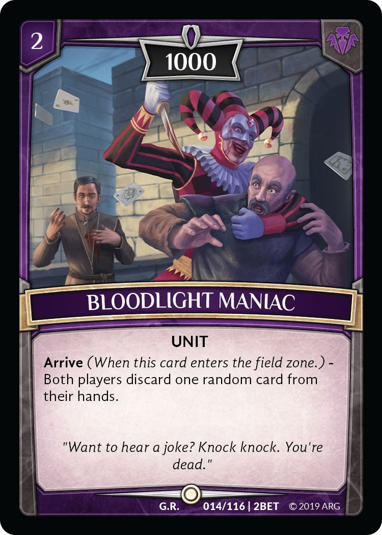 Image for Bloodlight Maniac (14/116 | 2BET) (Betrayal) - Argent Saga TCG