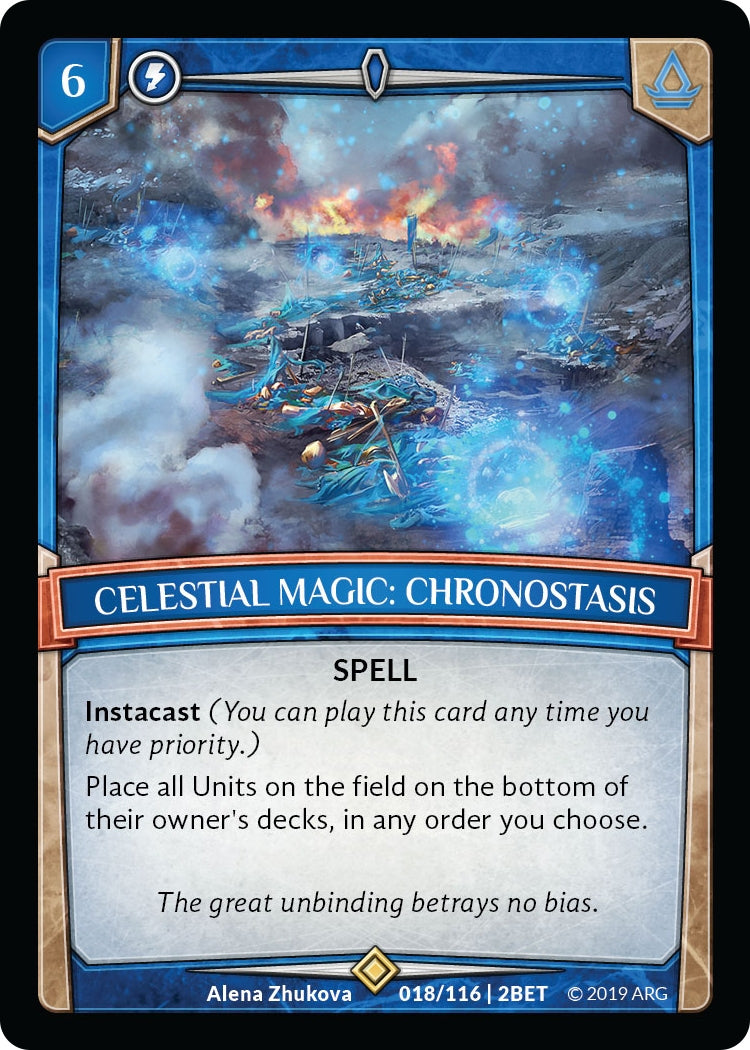 Image for Celestial Magic: Chronostasis (18/116 | 2BET) (Betrayal) - Argent Saga TCG