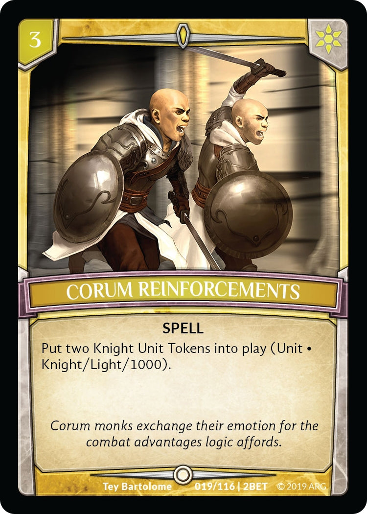 Image for Corum Reinforcements (19/116 | 2BET) (Betrayal) - Argent Saga TCG