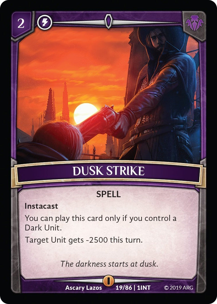 Image for Dusk Strike (19/86 | 1INT) (Intro Decks - 2019) - Argent Saga TCG