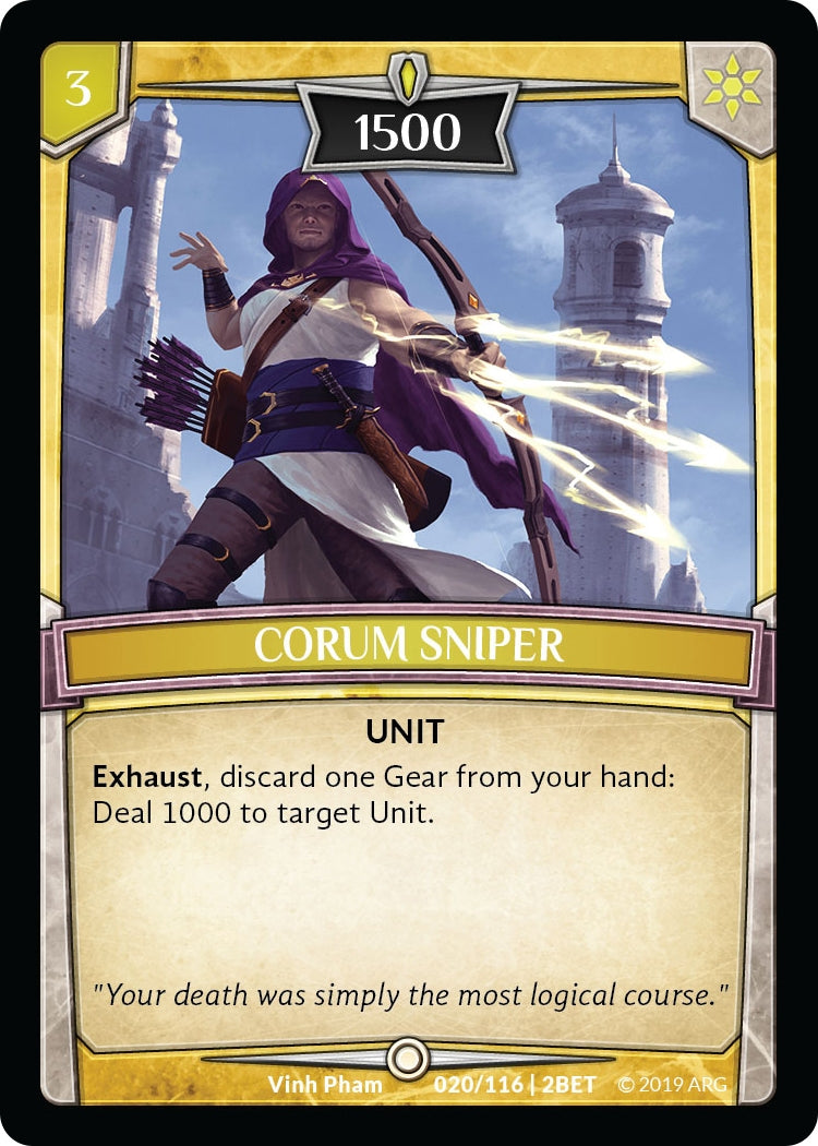 Image for Corum Sniper (20/116 | 2BET) (Betrayal) - Argent Saga TCG