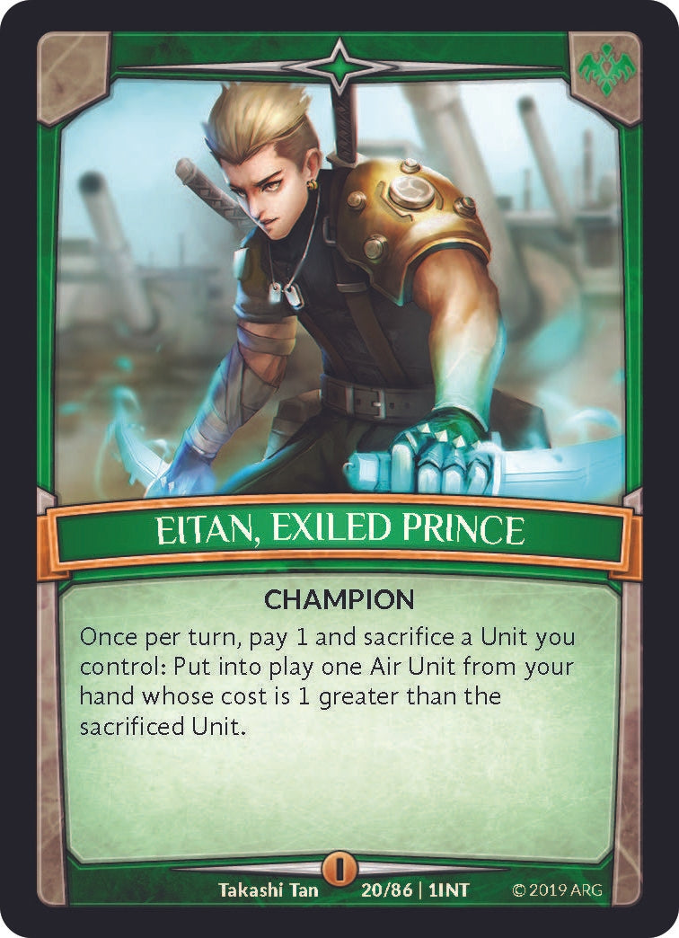 Image for Eitan, Exiled Prince (20/86 | 1INT) (Intro Decks - 2019) - Argent Saga TCG