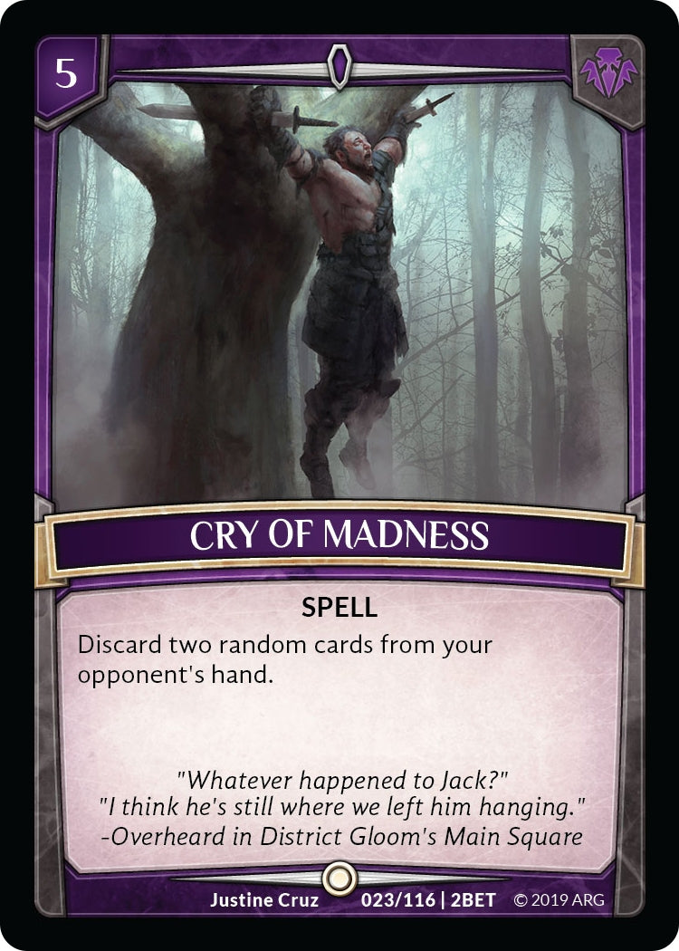 Cry of Madness (23/116 | 2BET) (Betrayal)