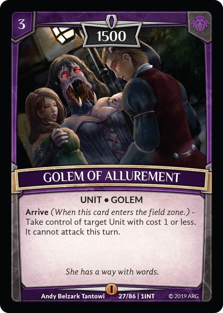 Image for Golem of Allurement (27/86 | 1INT) (Intro Decks - 2019) - Argent Saga TCG