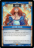 Image for Azure Seer (3/86 | 1INT) (Intro Decks - 2019) - Argent Saga TCG